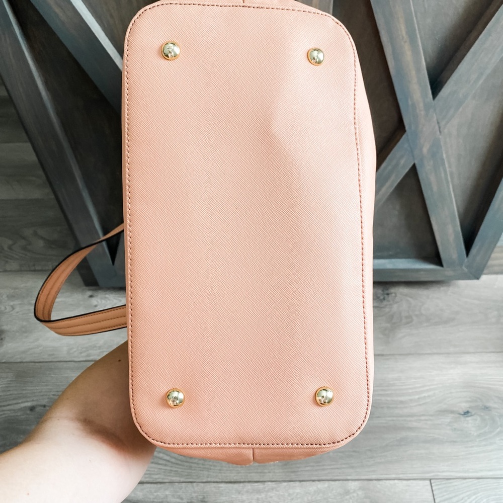 Tignanello Genuine Leather Tote Handbag Pink - Picture 8 of 9